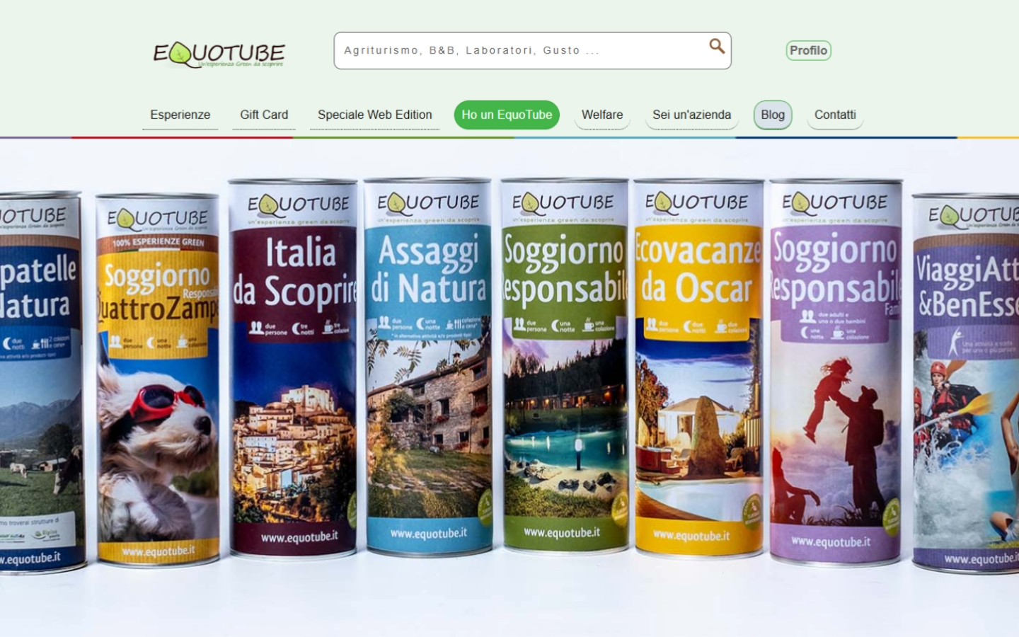 Anteprima del sito EquoTube